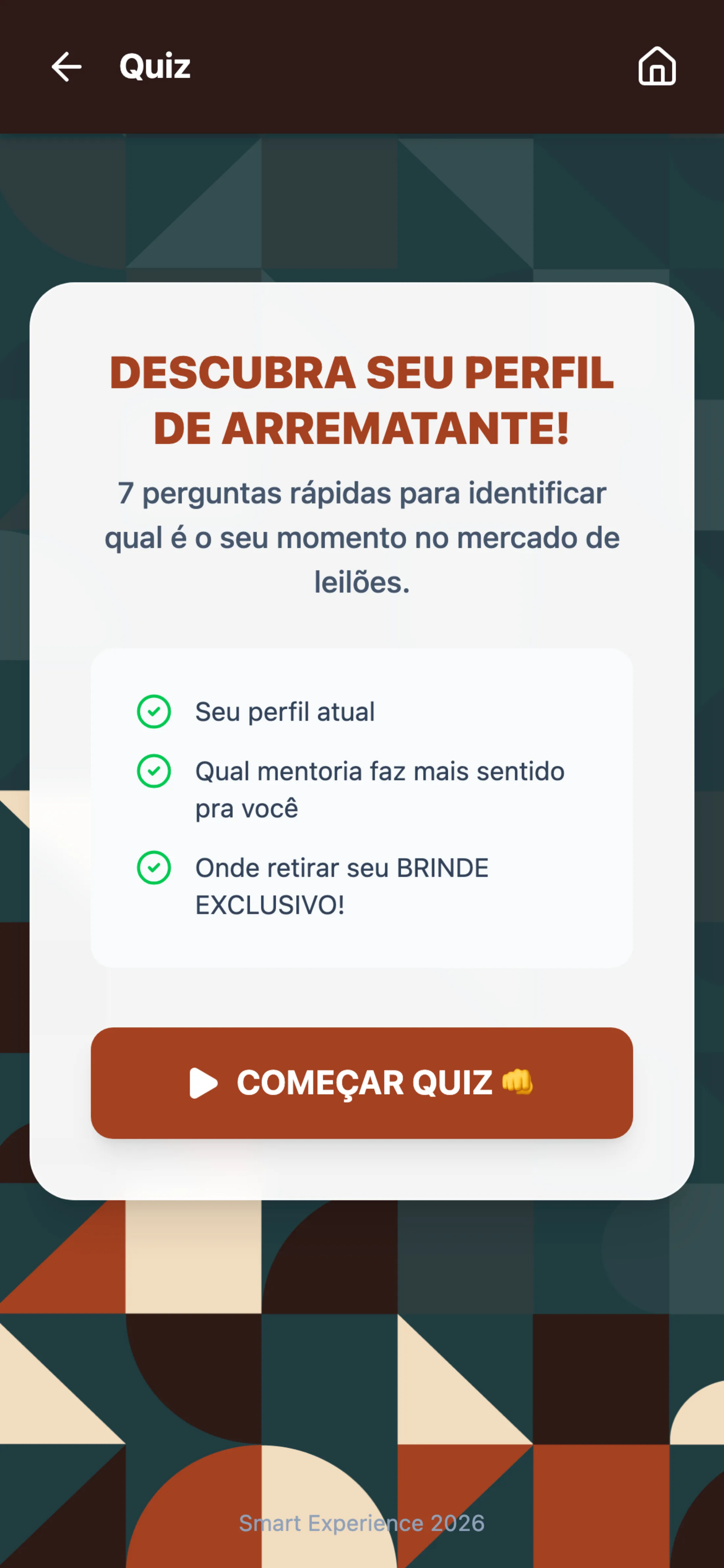 Quiz · início